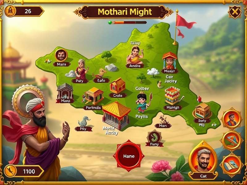 Motihari Might Player Distribution Map
